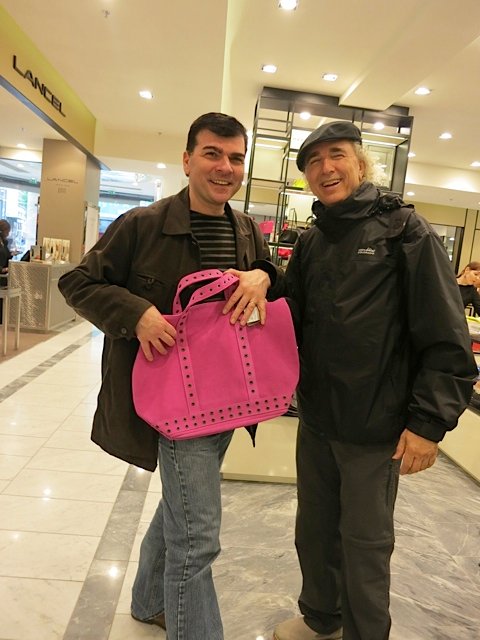 Yaouen with new purse