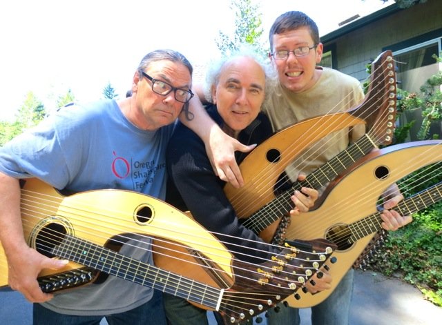 Harp Guitar Retreat 2013 3 harp guitarists5
