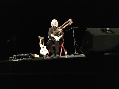 on the stage