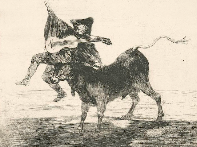 goya are of musician and bull